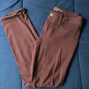 Maroon jegging